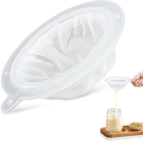 Mesh Filter - 200 Mesh Strainer 75 Micron Strainer for 5 Inch Filter Funnel Fine Filter for Cooking Oil Milk Juice Wine Cheese Whey Grease Coffee ...