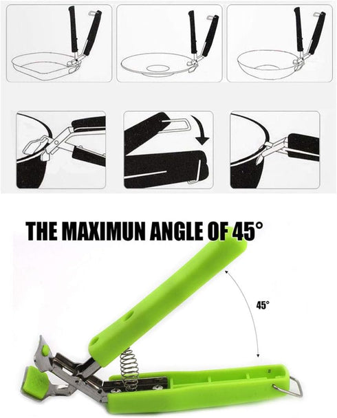 Bowl Gripper Clip Retriever Tongs for Lifting Hot Dishs Bowl Pot Pan Plate from Instant Pot, Microwave, Oven, Air Fryer, Silicone Handle Kitchen T...