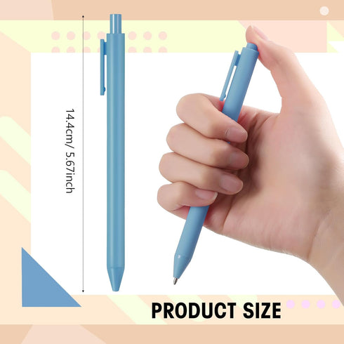 Fulmoon 50 Pcs Ballpoint Pens Bulk Retractable Comfortable Writing Pens Cute Back to School Supplies in Medium Point 1.0 mm for Teacher Student Br...