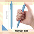 Fulmoon 50 Pcs Ballpoint Pens Bulk Retractable Comfortable Writing Pens Cute Back to School Supplies in Medium Point 1.0 mm for Teacher Student Br...