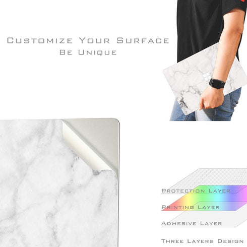 Ultra Thin Protective Cover Skin Decal Sticker for Microsoft Surface Laptop 5 (2022 Release) 13.5", Easy Apply, Anti-Scratch, Residue Free Vinyl S...