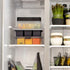 W&P Ice Box Silicone Ice Cube Tray with Lid, Holds 96 Cubes, Space-Saving Stackable Design, Dishwasher Safe, Charcoal...