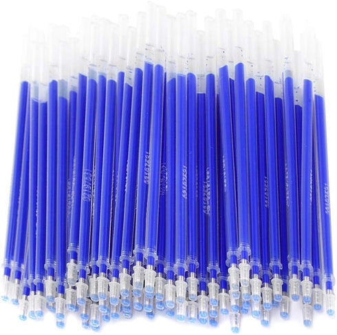 100 PCS Heat Erasable Fabric Refills, Disappearing Ink Pen for Fabric Quilting Sewing, Fabric Marking Pens Fabric Markers...