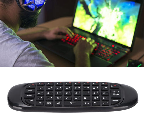 2.4G Keyboard and Remote Control, Mini Handheld Keyboard Multi Media Functional Air Mouse for TV Computer...