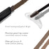 LAURA GELLER NEW YORK Sculpt-n-Stay Waterproof Brow Pencil & Gel- Dark Brown...