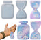 Resin Shaker Quicksand Mold Resin Charm Molds with 10 Seal Films Epoxy Resin Casting Molds for DIY Making Charm Keychain Pendant Jewelry Craft...