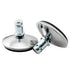 DZS ELEC 5Pcs Office Chair Bells Slide to Replace Rotating Casters to Fixed Casters, Adjustable Castor Low Profile Stool with Separate Felt Pads...