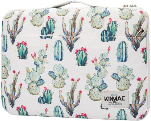 Kinmac Cactus 360° Protective Water Resistant Laptop Cumputer Case Bag Sleeve with Handle for MacBook Air Pro 13 inch, iPad Pro 12.9 inch and 12.5...