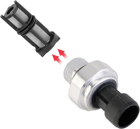 917-143 12585328 Engine Oil Pressure Sensor Filter Fit 1997-2009 Gmc Isuzu Pontiac Saab Cadillac Chevy Silverado 1500 2500 3500 Express Suburban A...