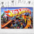 Hot Wheels Backdrop for Birthday Party 5x3ft Happy Birthday Hot Wheels Cars Background for Kids First Birthday Vinyl Monster Truck Backgrounds Bac...