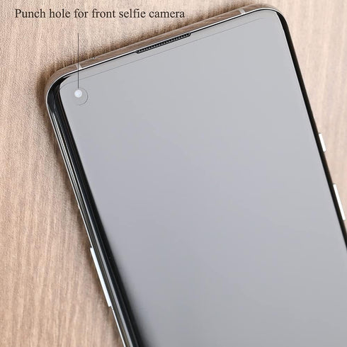 Ibywind 2 Pcs Screen Protector For OnePlus 9 Pro 5G 6.7",Flexible TPU Film,With 1Pc Camera Lens Protector,1Pc Back Film,Bubble Free[Easy to instal...