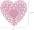 Hygloss Heart Doilies - 100 Pcs -6-Inch Pink Paper Heart Shaped Doilies for Valentines Crafts, Table Settings - Ideal for Valentine Doily, Paper H...