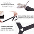 Elastic Sheet Fasteners for Staying Bedsheet Flat, Adjustable Bed Sheet Holder Straps, 6 Way Cross Sheet Clips Band Sheet Fastener, Suitable for R...
