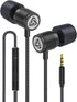 LUDOS Ultra Wired Earbuds in-Ear Headphones, 5 Years Warranty, Earphones with Microphone, Noise Isolating Ear Buds, Memory Foam for iPhone, Samsun...