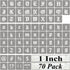 1 Inch Alphabet Letter Stencils for Painting - 70 Pack Old English Letter Stencil Templates with Numbers and Signs for Painting on Wood, Reusable ...