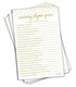 Nursery Rhyme Quiz Game - Baby Shower Games - Gold Confetti (50-Sheets)...