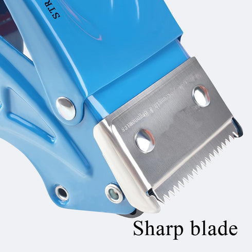 Metal Packaging Tape Dispenser Gun, 2-inch Wide Tape dispensers, Blue...