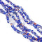 Millefiori Lampwork Glass Beads Irregular Shape for DIY Necklace Bracelet Jewelry Making (Royal Blue)...