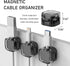 6 Pack Cord Organizer Holder, Cable Clips, Under Desk Cable Management, Hide or Organize Phone USB Charger Cable for Home,Office,Car,Desk,Nightsta...