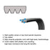 Ansoon 134503600 Clothes Dryer Drum Belt Compatible for Frigidaire Replaces Part Numbers AP3865318, 5303283471, AH1148434, PS959964