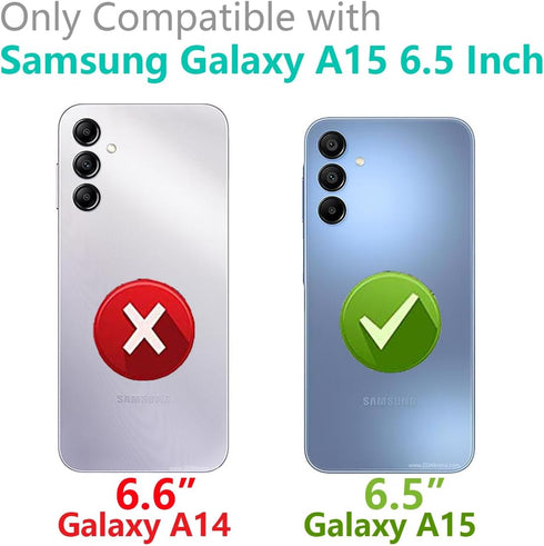 for Samsung Galaxy A15 5G Case 6.5" Sparkle Bling with Strap Stand Cute Pattern IMD Plating Design Silicone Shockproof Protective Glitter - Minnie...
