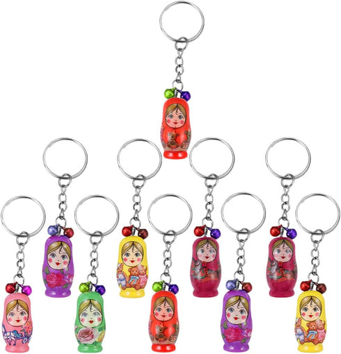 Toyvian 36pcs Key Chain Russian Doll Keychains Dolls Girls Russian Stacking Toys Miniature Babushka Doll Mobile Phone Charm Pendant Cute Keychain ...