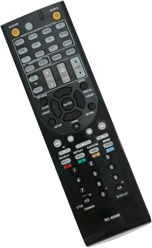 RC-898M Replace Remote Control Applicable for Onkyo AV Receiver TX-NR646 TX-NR747 TX-NR545 TXNR646 TXNR747 TXNR545...