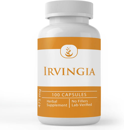 PURE ORIGINAL INGREDIENTS Irvingia, (100 Capsules) Always Pure, No Additives Or Fillers, Lab Verified...