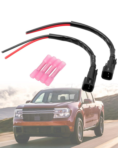 12V Power Connector Flex Bed Plugs Fit for Ford Maverick 2022 2023 Trucks Flex Bed Plugs and Harness, 2 Sets...