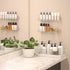 NIUBEE Wall Mounted Spice Rack Organizer,3 Pack Clear Acrylic Spice Shelf Storage Holder,Hanging Seasoning Rack Organizer for Wall Kitchen Pantry ...