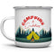 Campfire and Cuddles Enamel Camp Mug, Outdoor Camping Coffee Cup, Mountain Nature Hiking Outdoorsy Gift (12oz)...