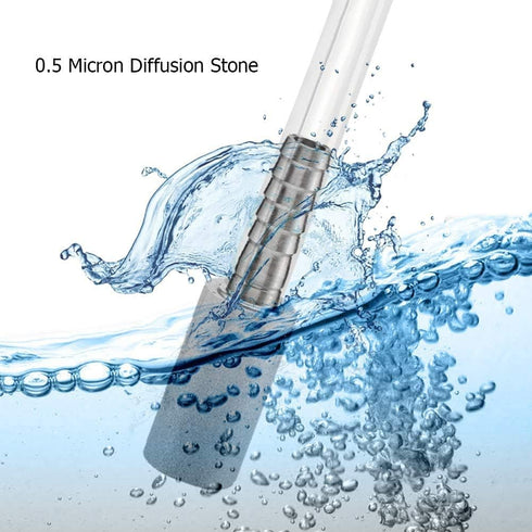 YOUHO 2PCS 0.5 Micron Diffusion Stone Stainless Steel Aeration Stone Carbonating Stone with 1/4" Barb for Homebrew Wine Beer Soda Air Stone...