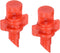 60 Pack Irrigation Drip Emitters - Garden Lawn Micro Spray Misting Nozzle Apply to Watering System (21x12mm Red)...