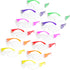 JORESTECH Eyewear Protective Safety Glasses, Polycarbonate Impact Resistant Lens Pack of 12 (Multi-Colors)...