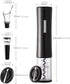Electric Wine Opener Battery Powered Corkscrew with Vacuum Wine Stoppers Wine Aerator Pourer Foil Cutter for Home...