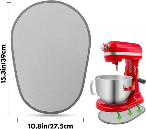 Mixer Sliding Mat for Kitchen Aid - Kitchen Counter Appliance Slider Mat Mixer Attachment for Kitchenaid 5-8 Qt Bowl Lift Stand Mixer, Mover Slide...