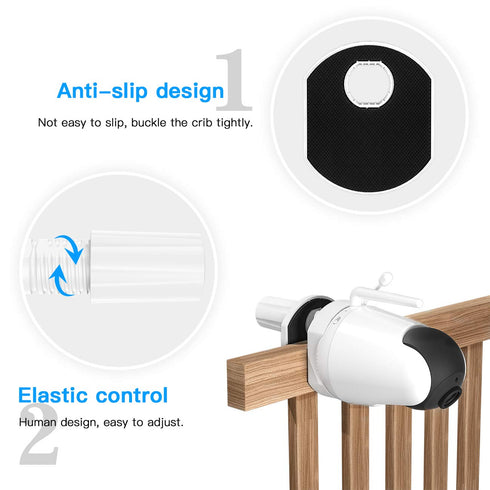 Baby Monitor Crib Mount for Hipp Baby Monitor Camera/VAVA Baby Monitor...