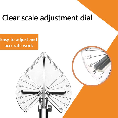 Miter Shears,Angular Cutting Molding with Miter Gauge,Multifunctional Molding Cutter Easy Cutting 45-180 Degree Angles,for PVC trunking,Bamboo Pop...