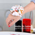 Wrist Pin Cushion, Pumpkin Shaped Pincushions Band Wearable Needle Finger Wristband Cushions Pins Holder Elastic Strap Quilting Pop Snap Ring Sewi...