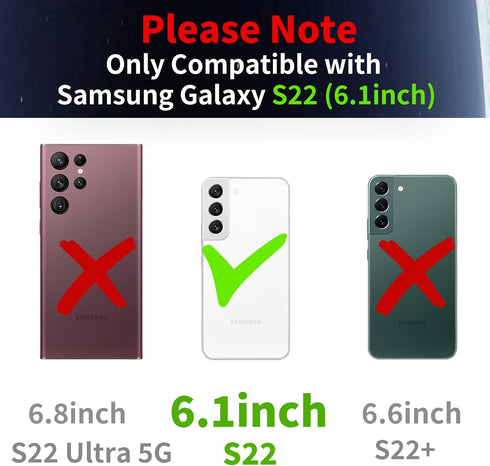 for Samsung Galaxy S22 Case, Love Heart Pattern 6D Gold Plating Cute Cartoon Astronaut Hidden Stand Cases for Galaxy S22 6.1 Inch Black...