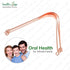 HealthAndYoga™ qSwipe Lite Copper Tongue Cleaners (Pack of 3) – Prevents Bad breath, Improves taste- Flexible, Curved ends provide good grip – Com...