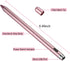 Stylus Pens for Touch Screens,Active Stylus Compatible for Apple iPad,Rechargeable 1.5mm Fine Point Smart Pencil Digital Compatible iPad and Most ...