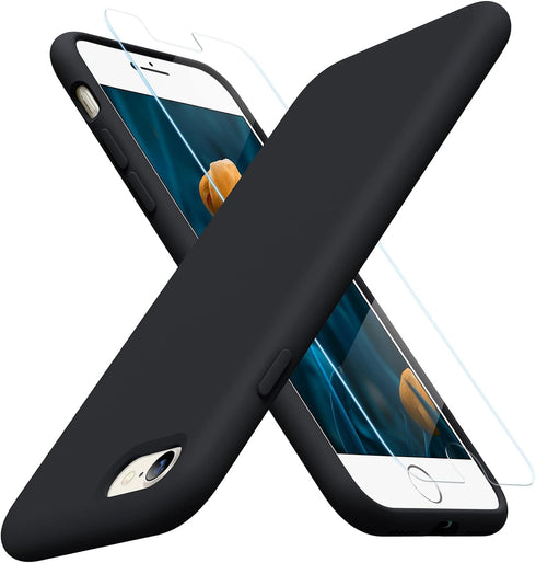 Miracase Ultra Slim Designed for iPhone SE Case 2022(3rd Gen)/iPhone SE 2020 Case(2nd Gen)/iPhone 7 Case/iPhone 8 Case with Screen Protector, Mult...