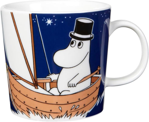 Arabia Moomin Mug 10oz Moominpappa Deep Blue...