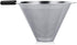 Pour Over Coffee Maker with Stainless Steel Filter, Glass Coffee Maker Drip Pot Reusable Glass Coffee Pot Manual Coffee Dripper Brewer, No Paper F...