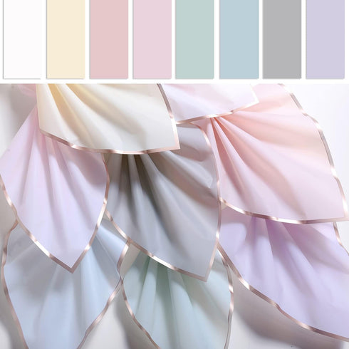 HYSSINOWRAP Frosted paperPlastic waterproof wrapping paper Flower Packaging DIY handcraft Supplies Flower Packaging supplies 20 sheets size 22.4 x...