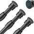 AIZESI Spring Tension Curtain Rods Short Tension Rod (Black,28" to 38"-3Pcs)...