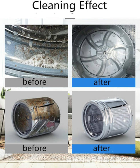 Washing Machine Cleaner Descaler Tablets – Deep Clean Formula, Cleans & Refreshes Front Load and Top Load Machines, Removes Odors, and Residue. An...