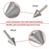 Woodworking Square Hole Drill Bit Sharpener Mortise Chisel Bit Sharpening Tool Up to 1/2" Bit Grit #220/600-2Pack...