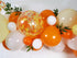 Little Cutie Orange Yellow White Balloon,Baby shower decorations,with Artificial Willow Leaves for Birthday Sunshine Baby Shower Bridal Shower Par...